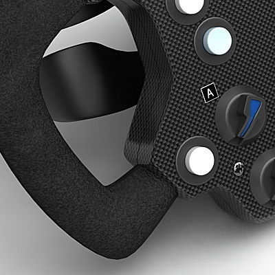 F1 Ferrari Steering Wheel 3D model_5