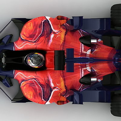 F1 2008 Scuderia Toro Rosso STR3 3D model_9