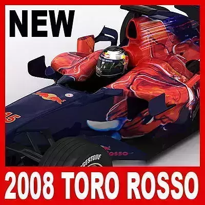 F1 2008 Scuderia Toro Rosso STR3 3D model
