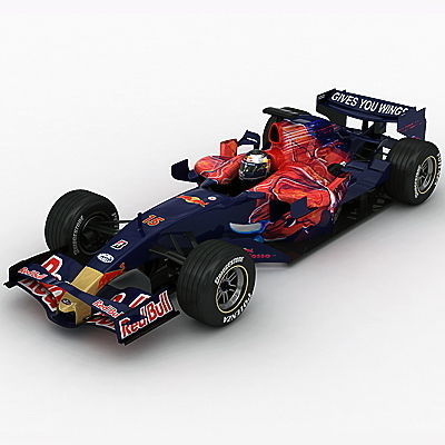 F1 2008 Scuderia Toro Rosso STR3 3D model_1