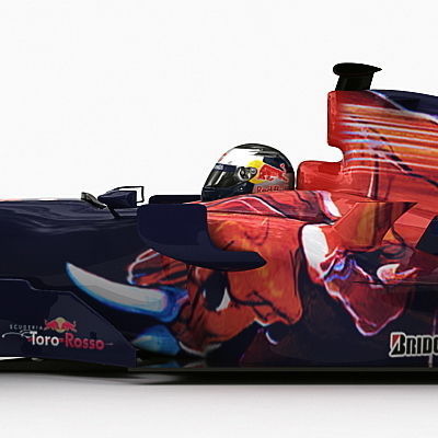 F1 2008 Scuderia Toro Rosso STR3 3D model_5
