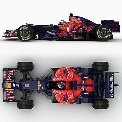 F1 2008 Scuderia Toro Rosso STR3 3D model_13