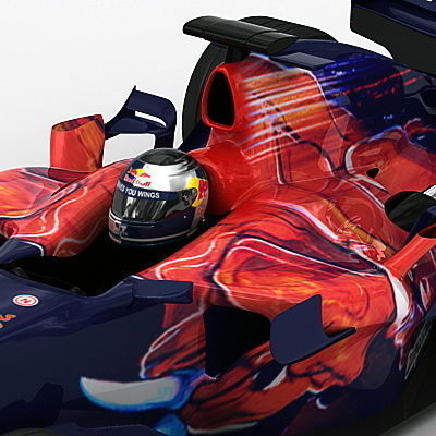F1 2008 Scuderia Toro Rosso STR3 3D model_2