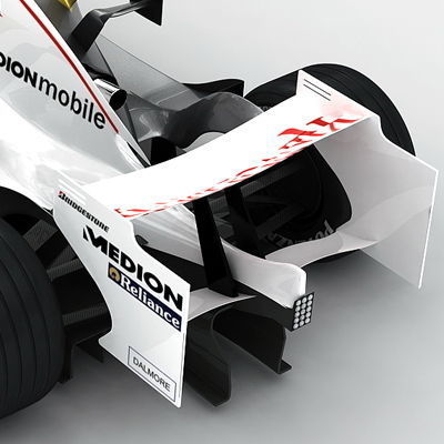 F1 2008 Force India VJM01 3D model_12