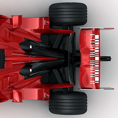 F1 2008 Ferrari F2008 3D model_10