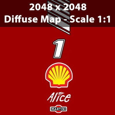 F1 2008 Ferrari F2008 3D model_14