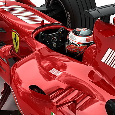 F1 2008 Ferrari F2008 3D model_11