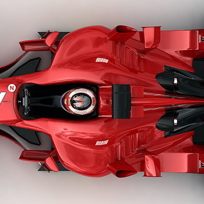 F1 2008 Ferrari F2008 3D model_9