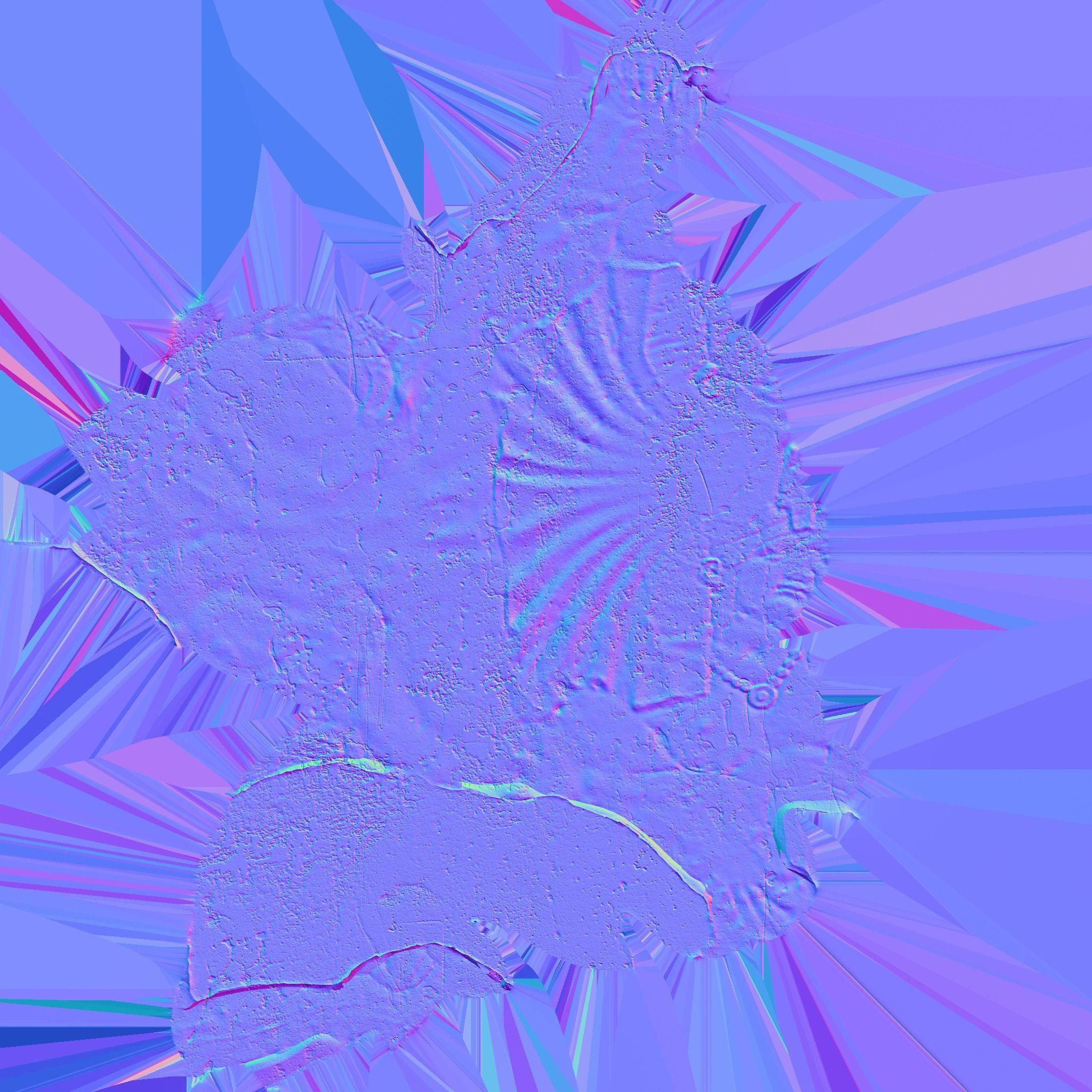 Sphinx Egypt Low-poly 3D model_18