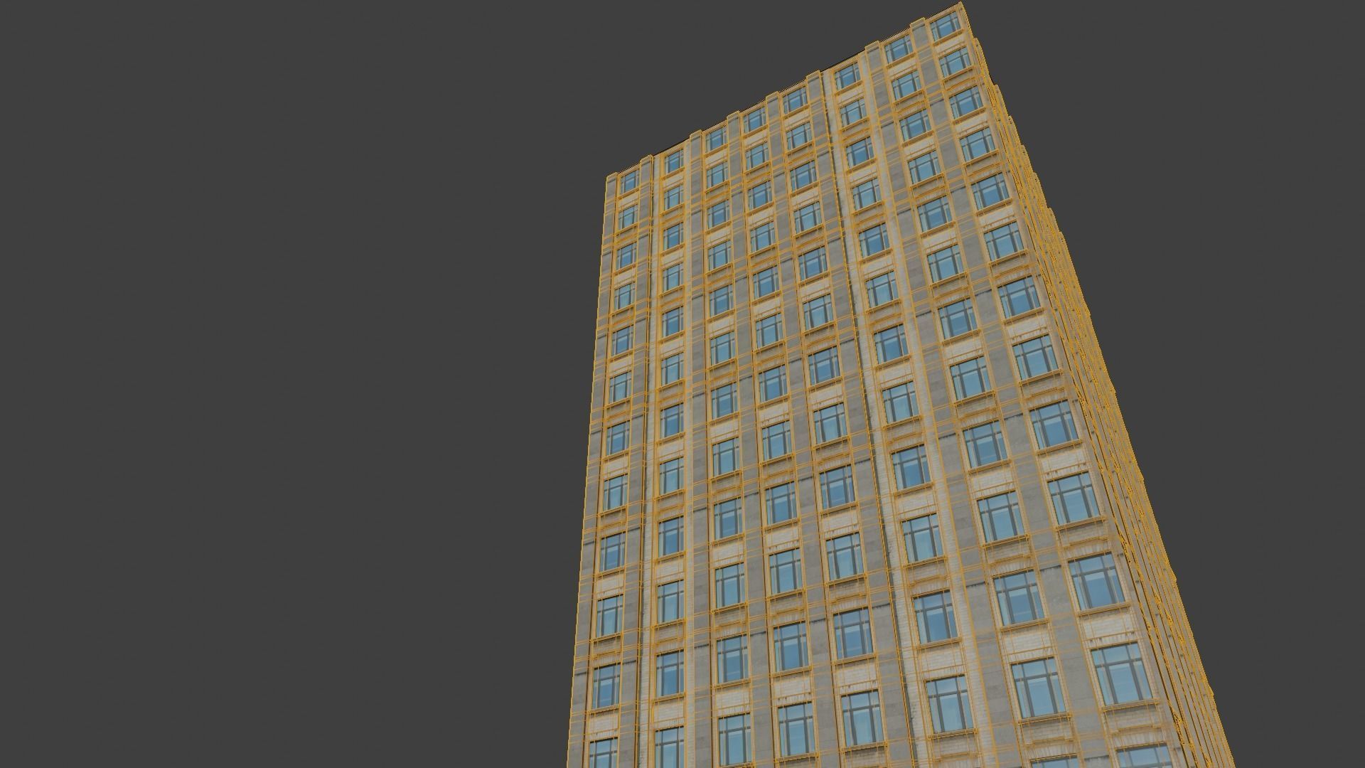 3d modern realistc building 3D model_6