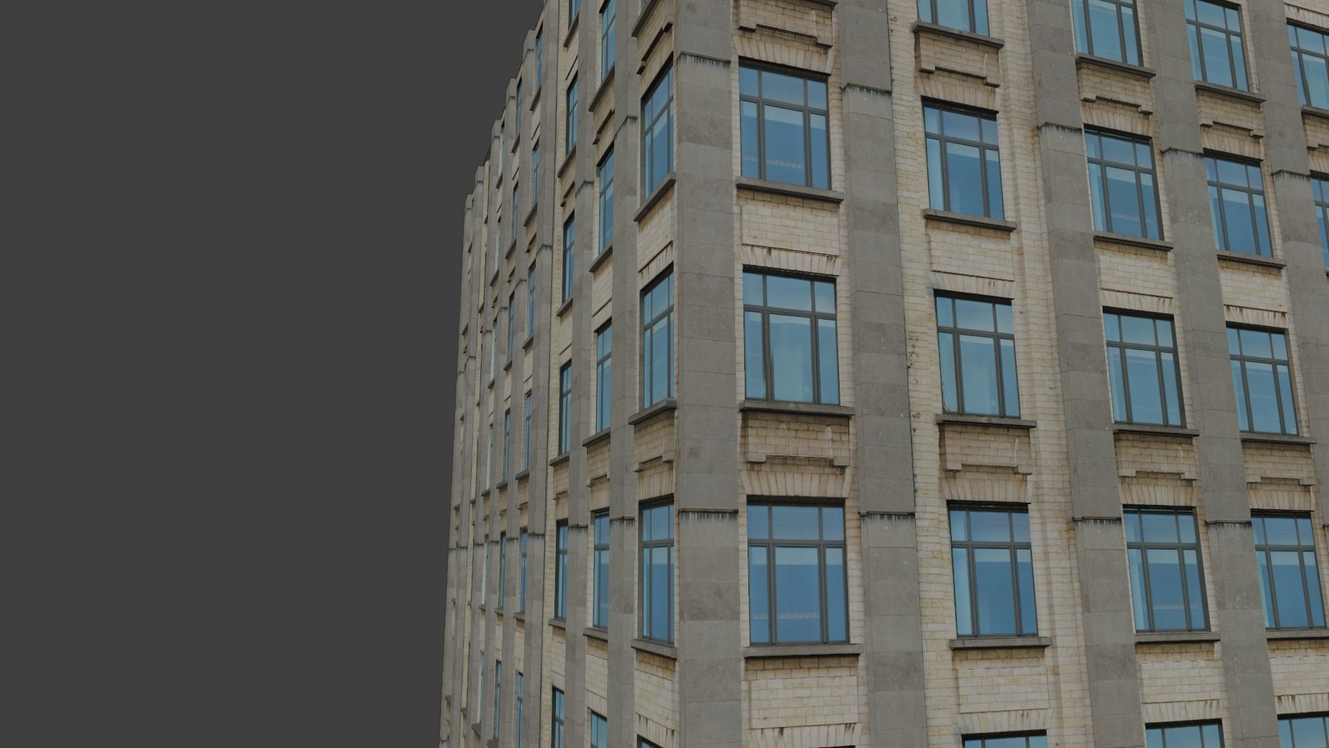 3d modern realistc building 3D model_10