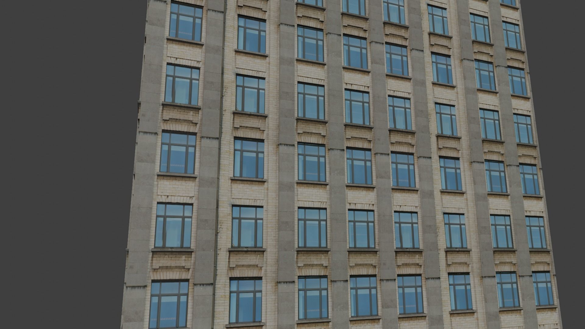 3d modern realistc building 3D model_3