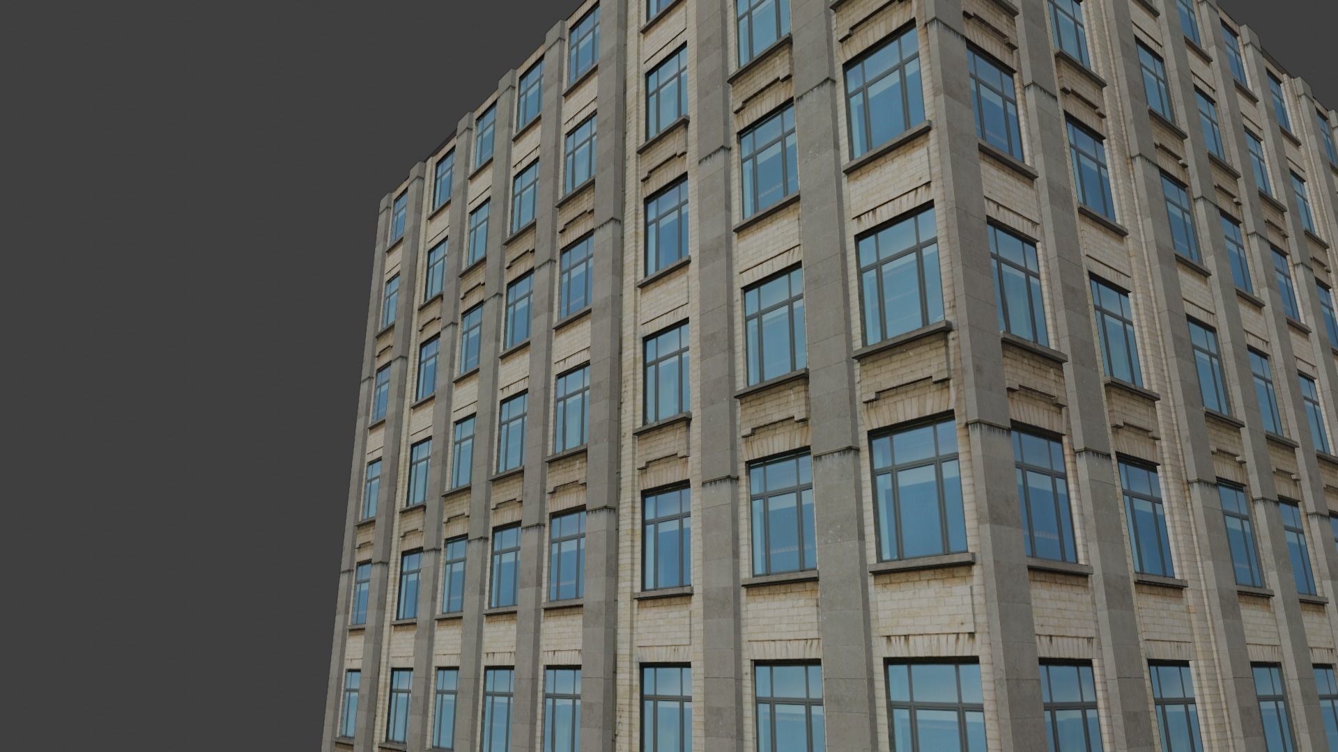 3d modern realistc building 3D model_9