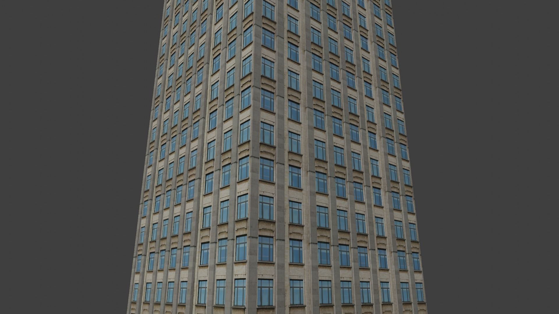 3d modern realistc building 3D model_2