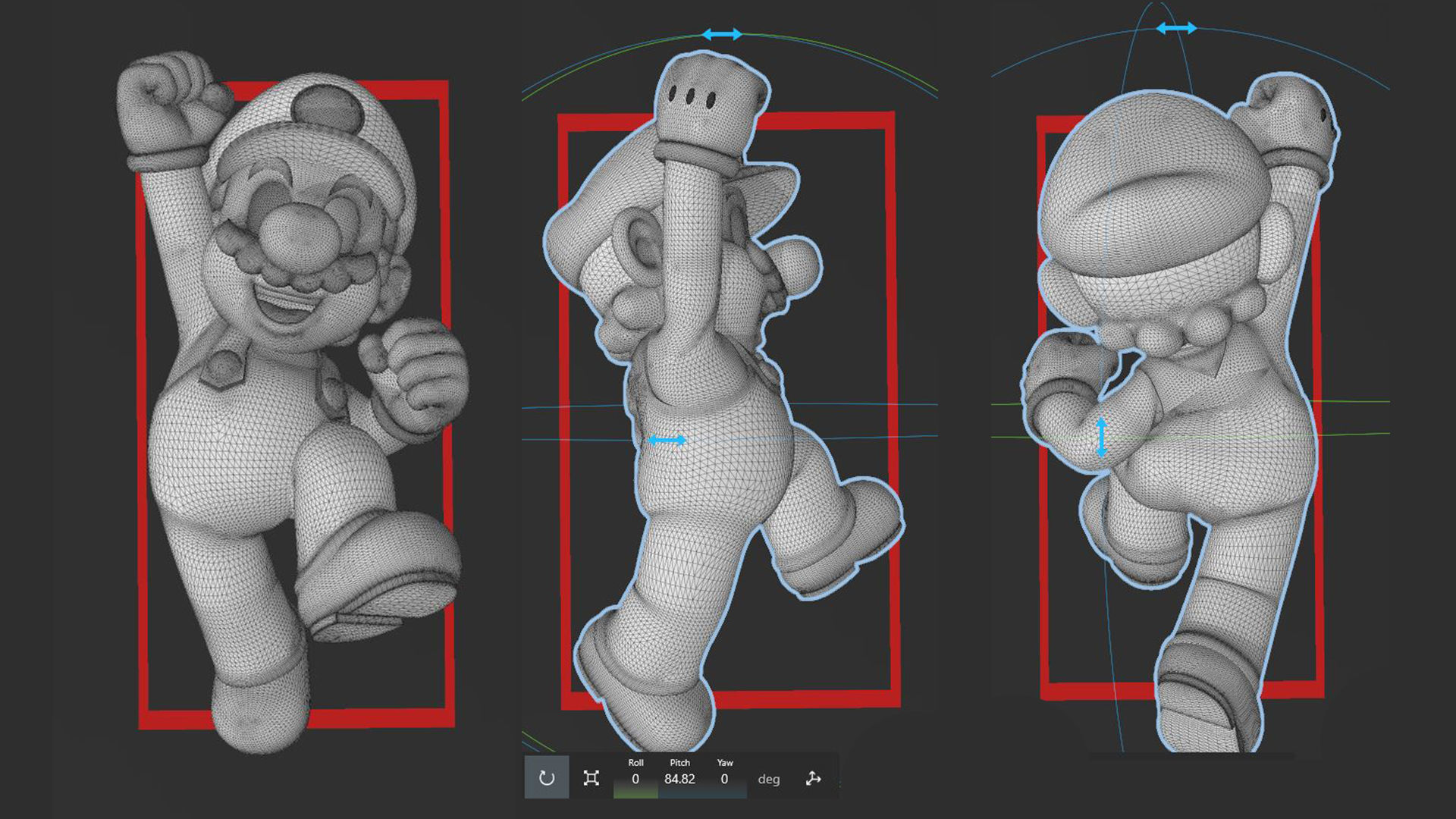 Super Mario Nintendo Bumper 3 Pack 3D print model_1