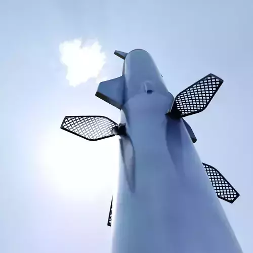 SpaceX Starship and Super Heavy Booster Rocket - 2K PBR Textures