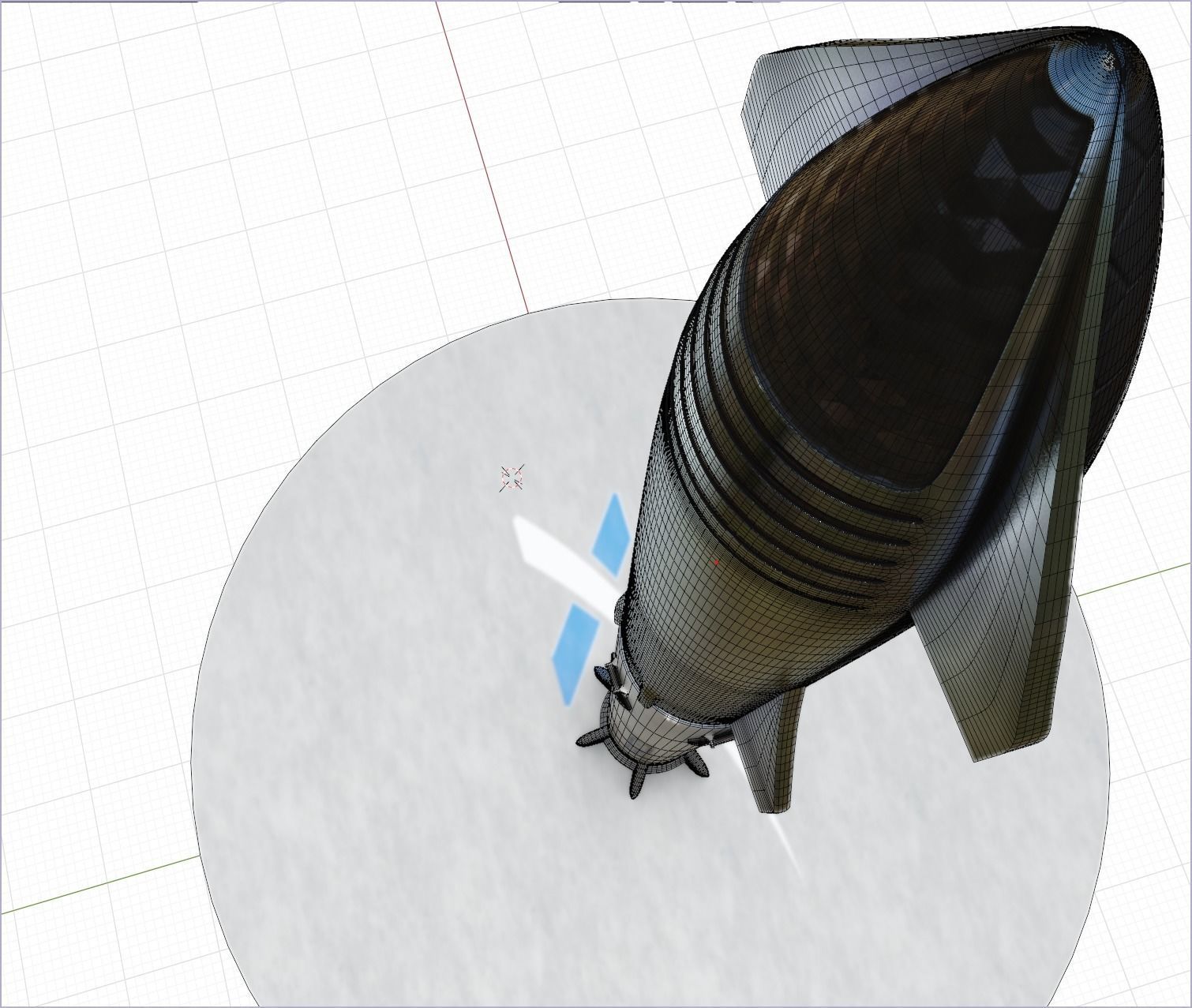 SpaceX Starship and Super Heavy Booster Rocket - 2K PBR Textures Low-poly 3D model_7