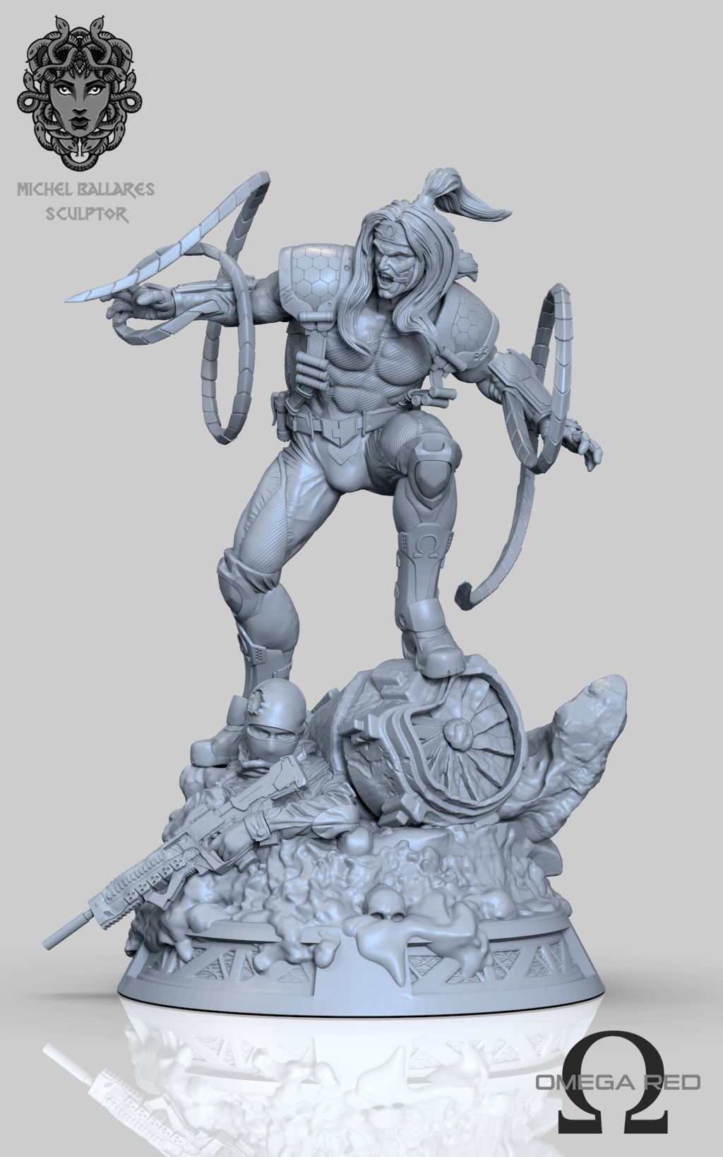OMEGA RED BY CREATIVE GEEK MB 3D print model_4