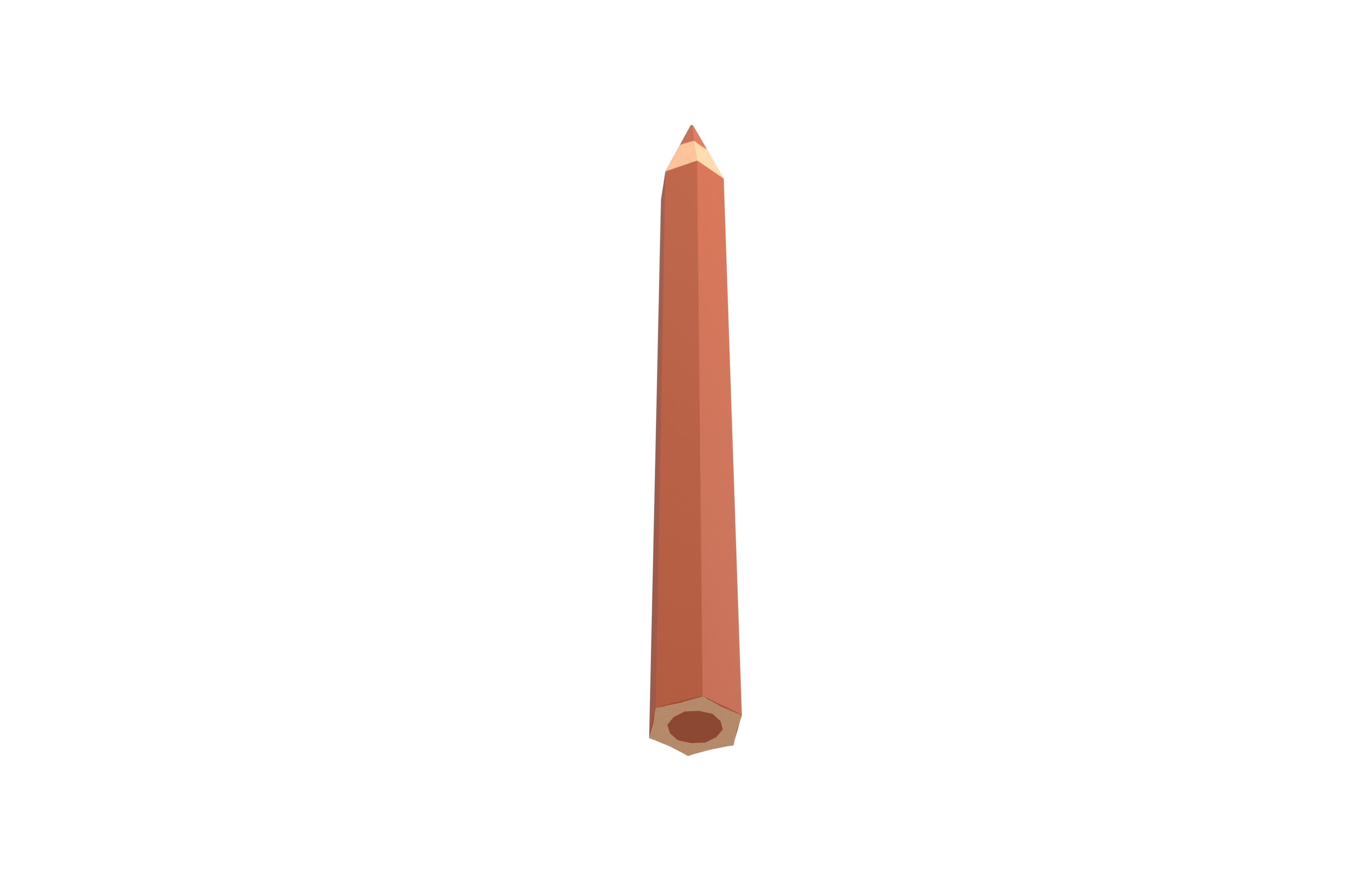 Colored Pencils v1 012 Low-poly 3D model_4
