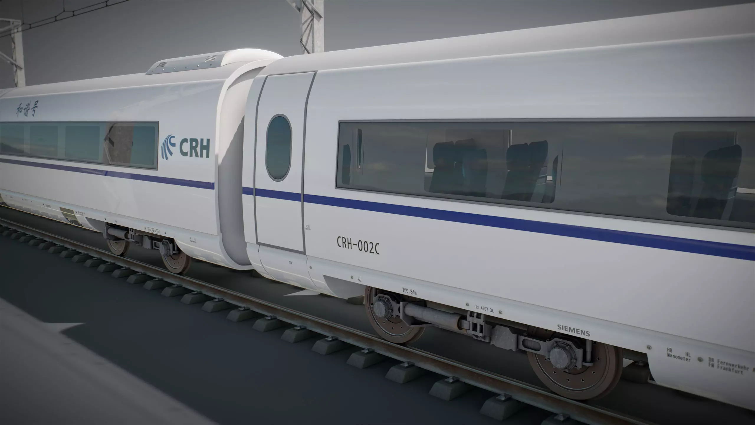 High Speed Train Siemens Velaro - PACK 3D model_56