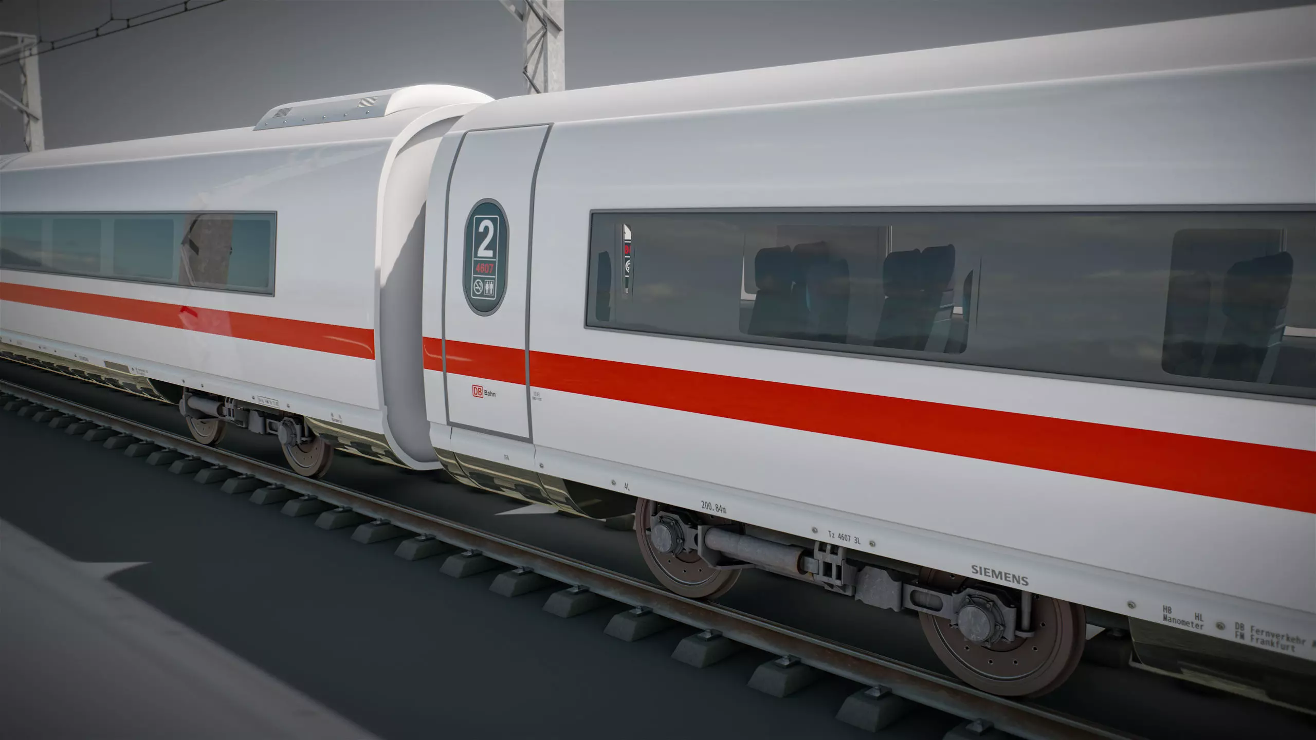 High Speed Train Siemens Velaro - PACK 3D model_60
