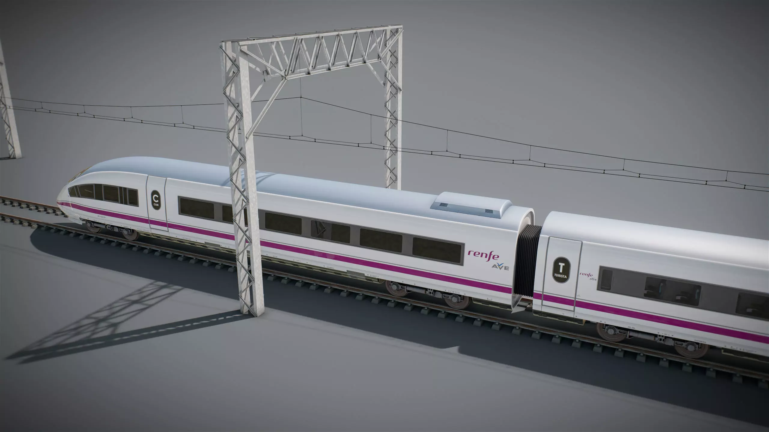 High Speed Train Siemens Velaro - PACK 3D model_18