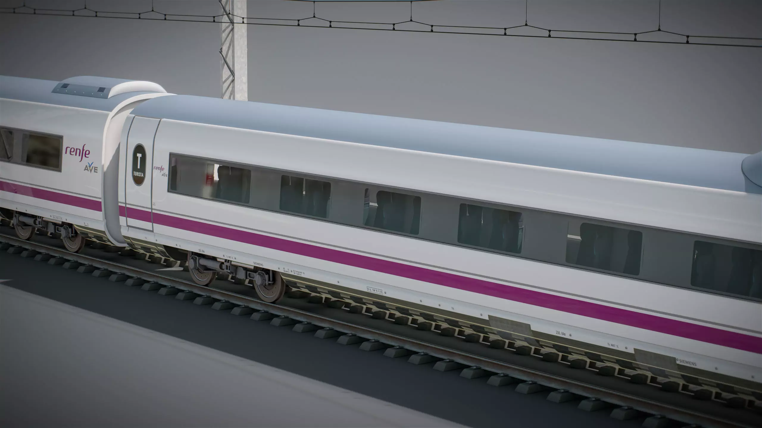 High Speed Train Siemens Velaro - PACK 3D model_31