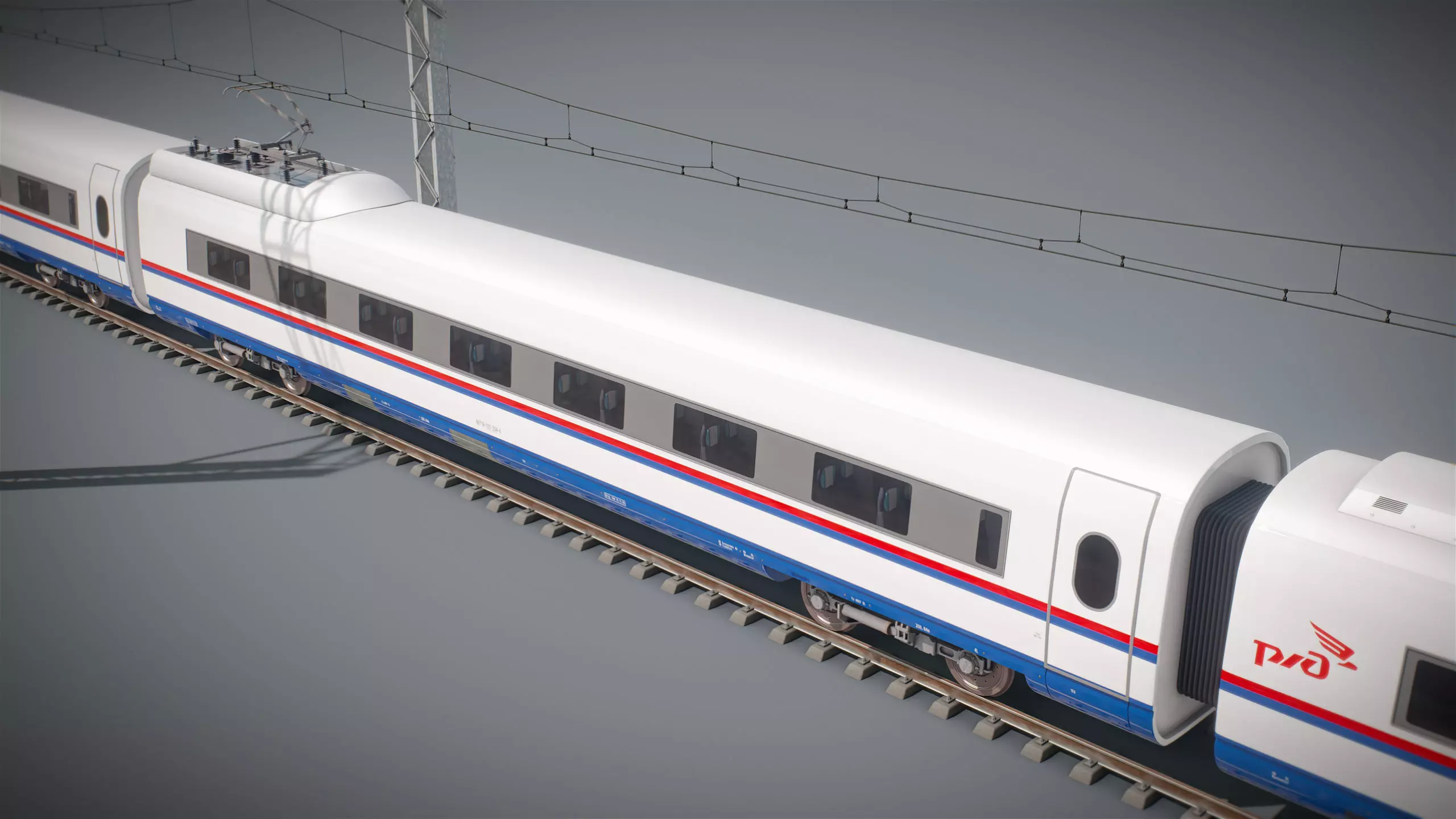 High Speed Train Siemens Velaro - PACK 3D model_77