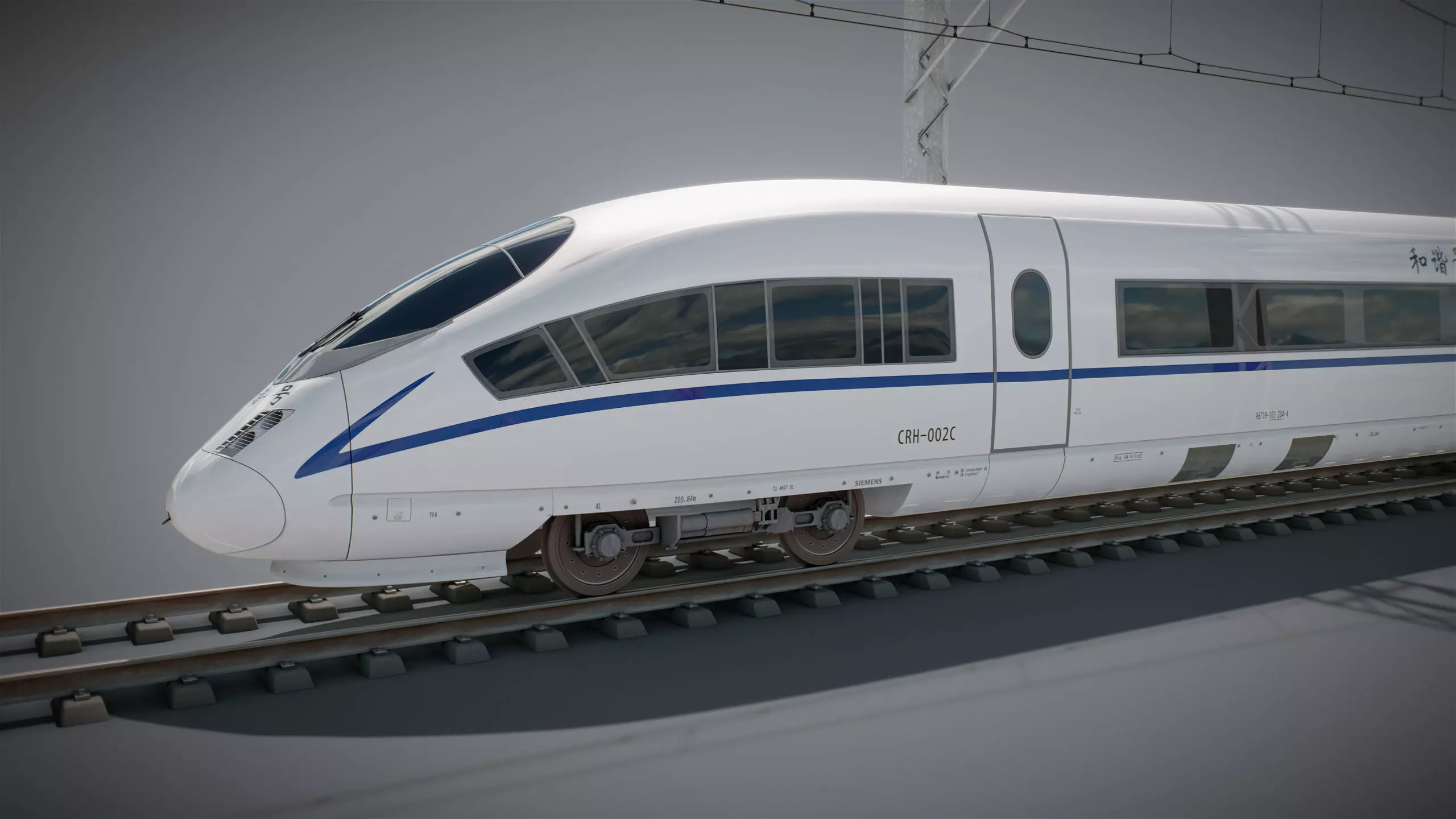 High Speed Train Siemens Velaro - PACK 3D model_54