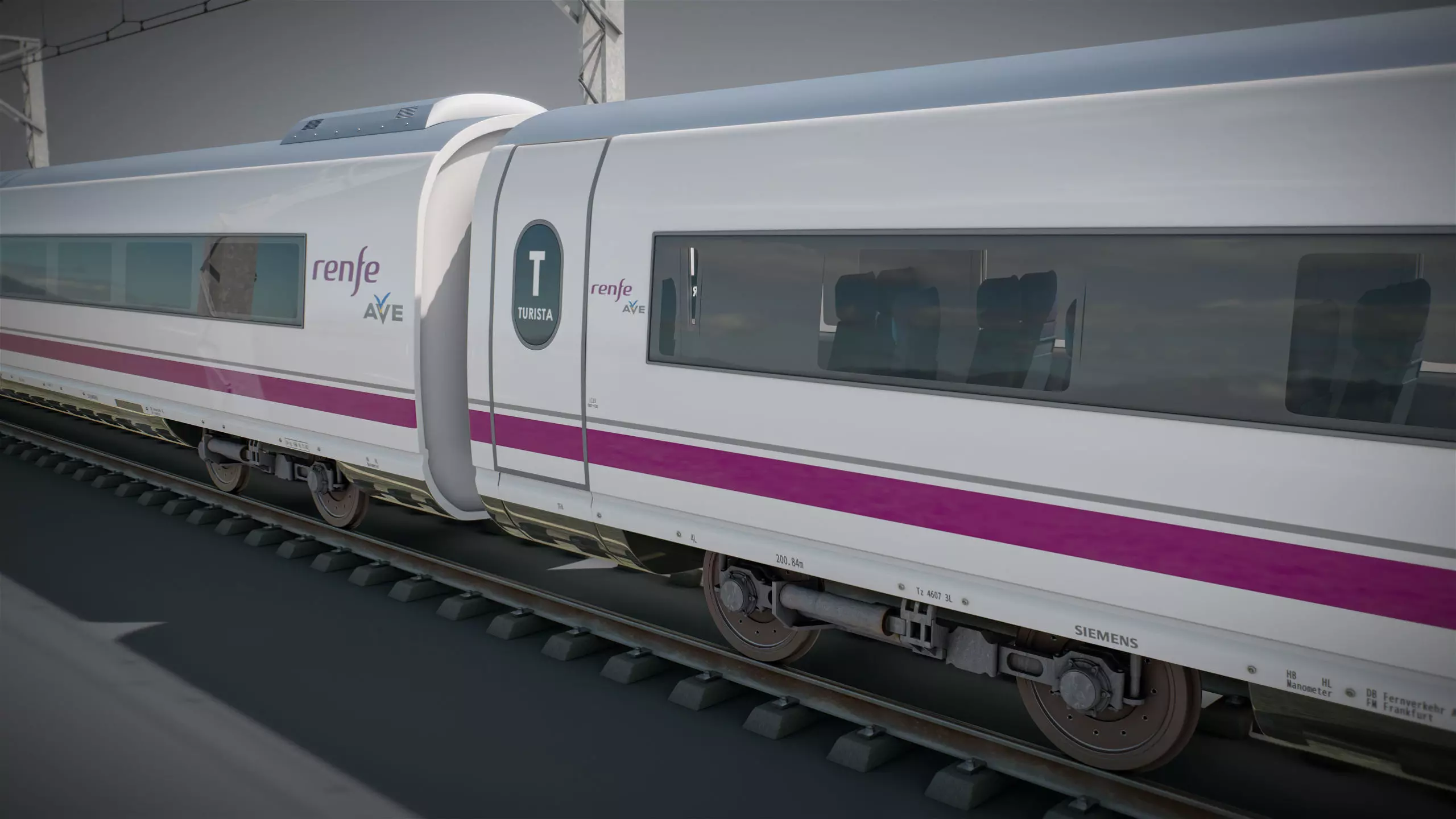 High Speed Train Siemens Velaro - PACK 3D model_38