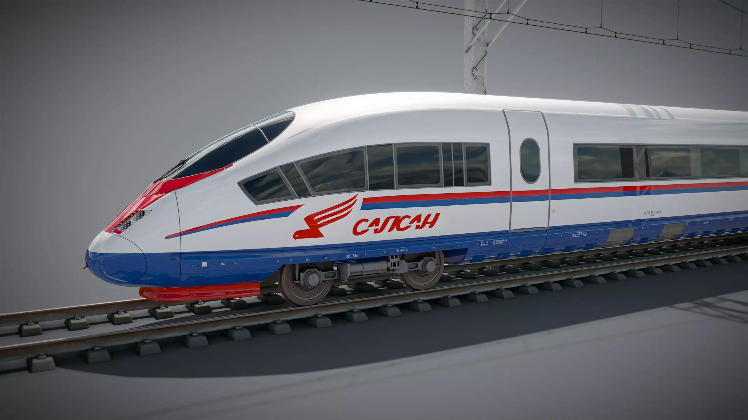High Speed Train Siemens Velaro - PACK 3D model_78