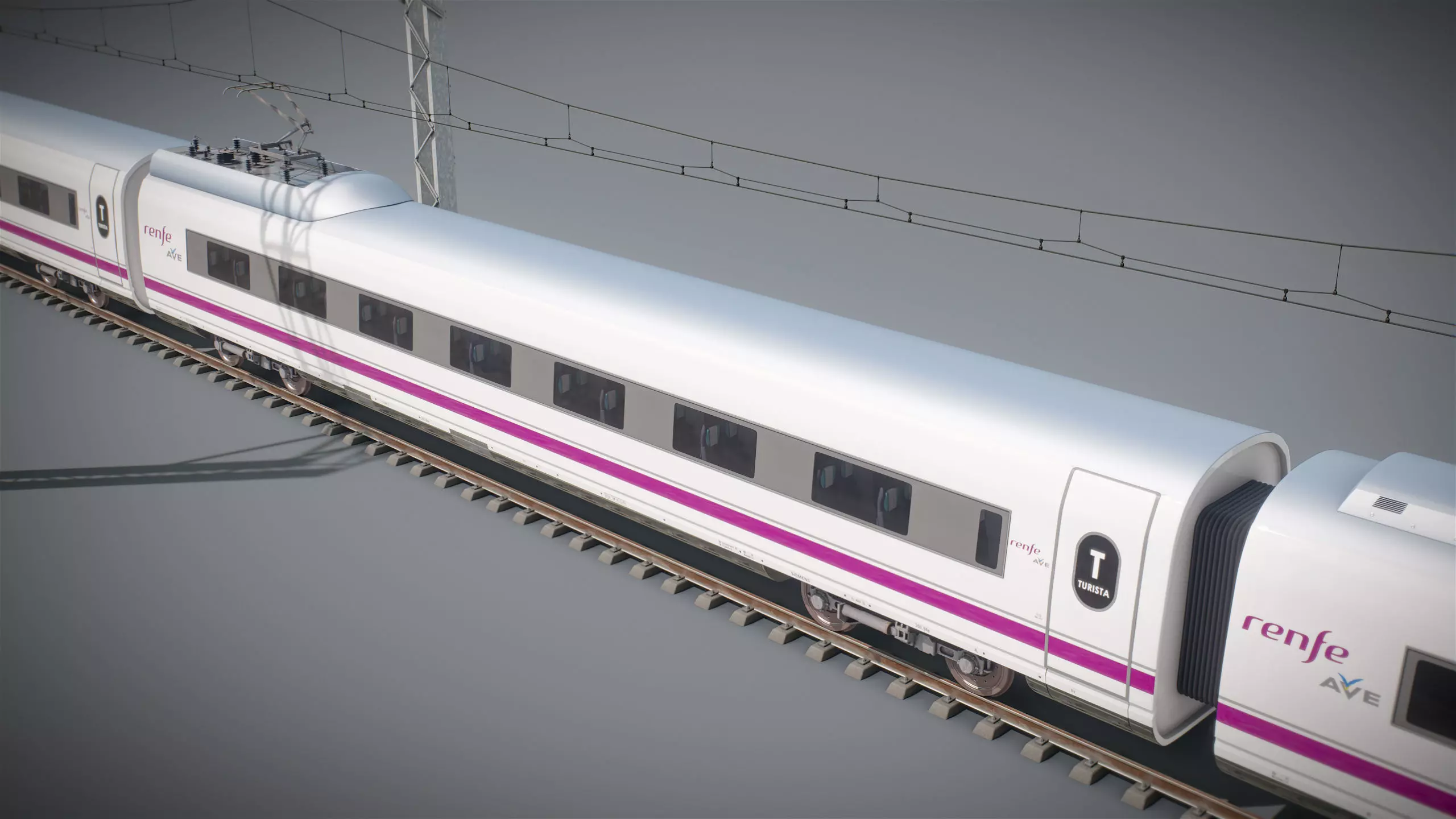 High Speed Train Siemens Velaro - PACK 3D model_12