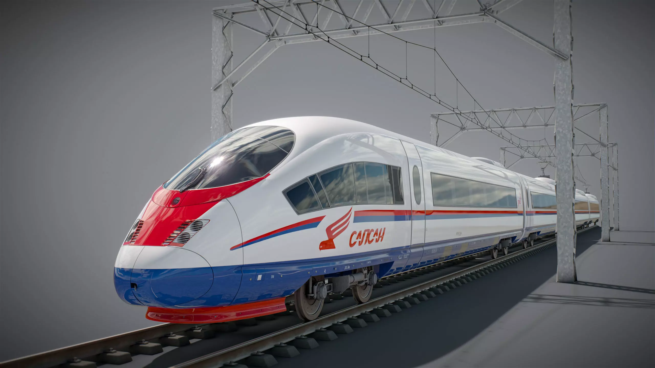 High Speed Train Siemens Velaro - PACK 3D model_20