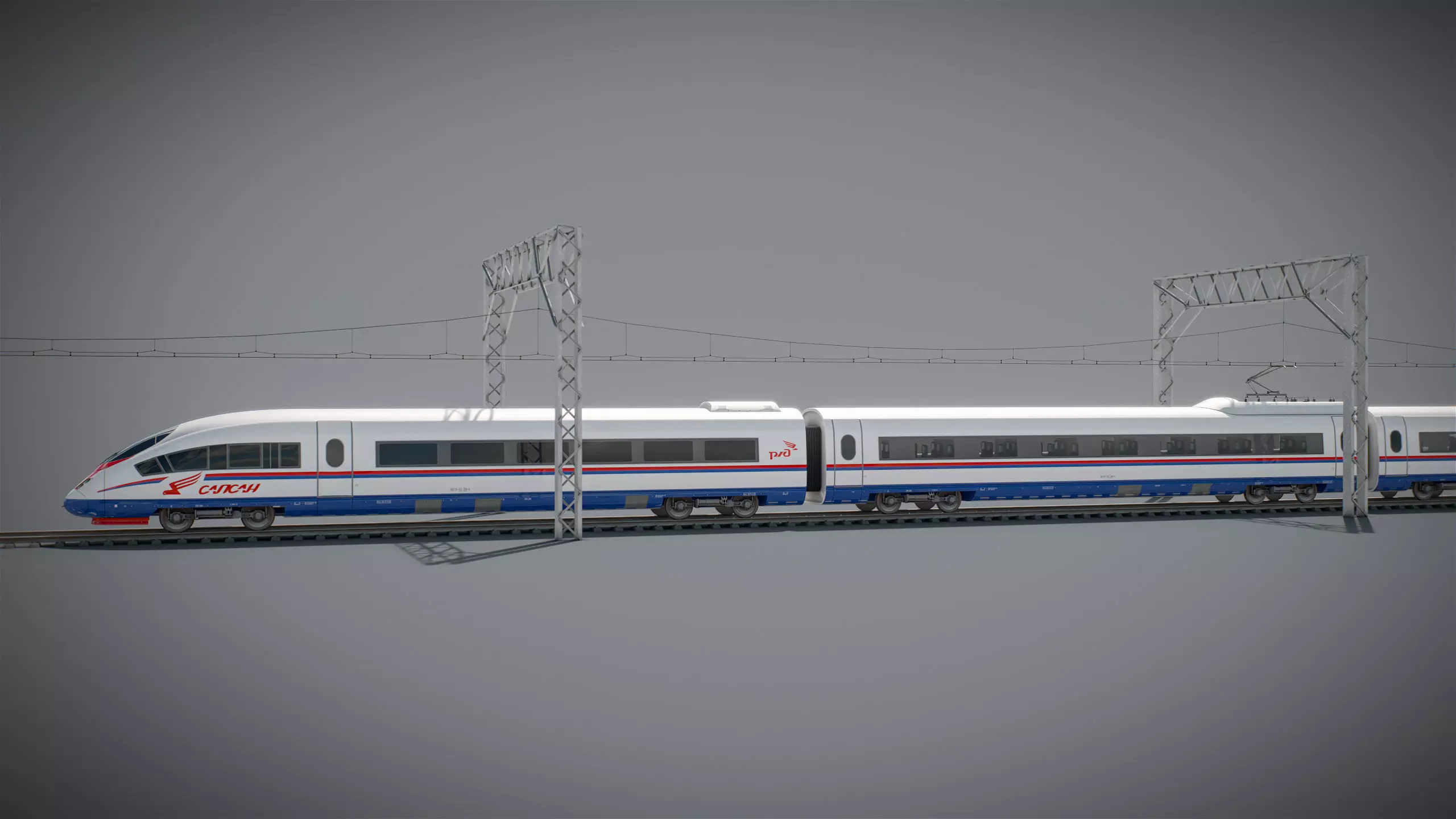 High Speed Train Siemens Velaro - PACK 3D model_39