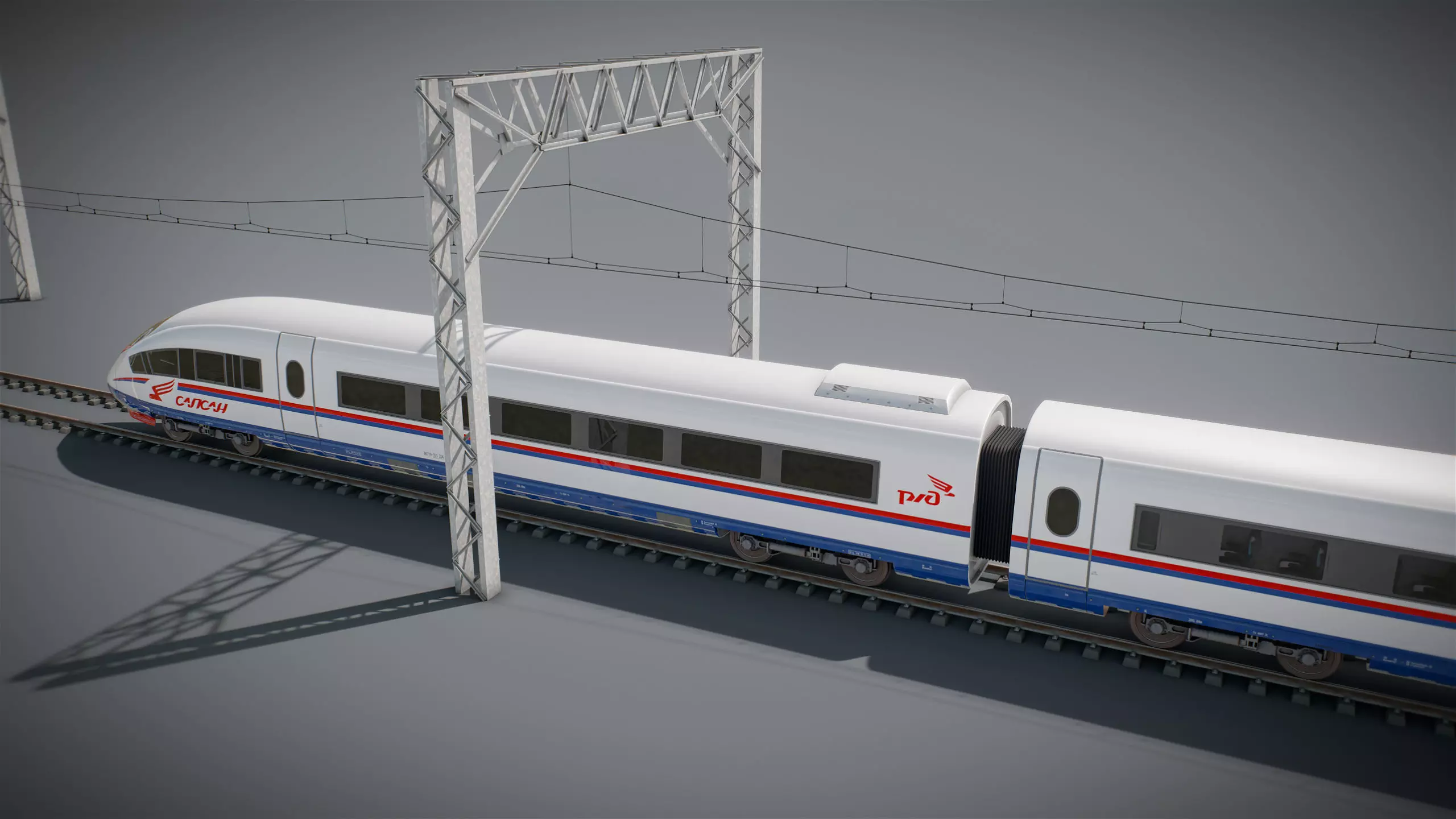 High Speed Train Siemens Velaro - PACK 3D model_51