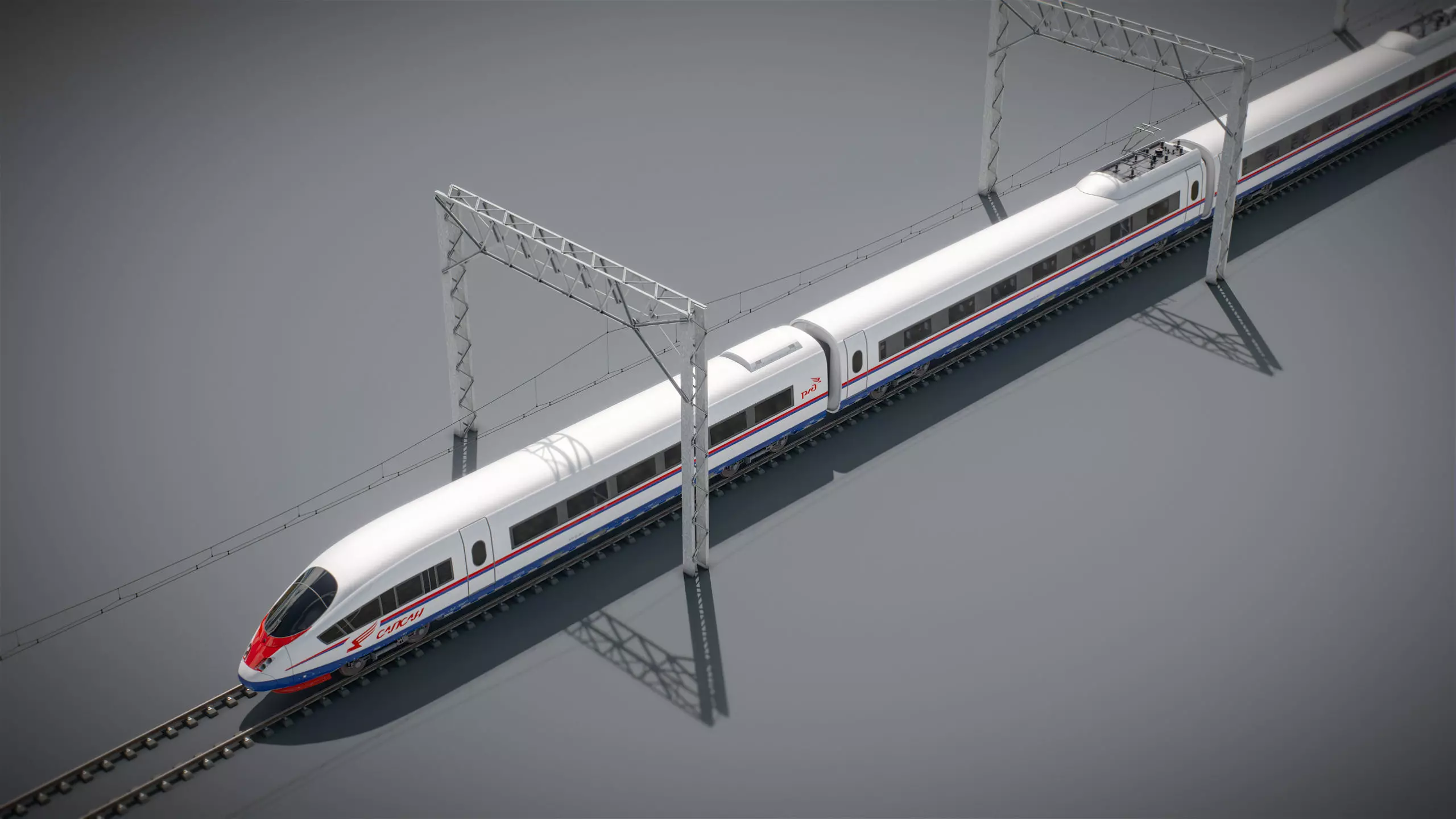 High Speed Train Siemens Velaro - PACK 3D model_30