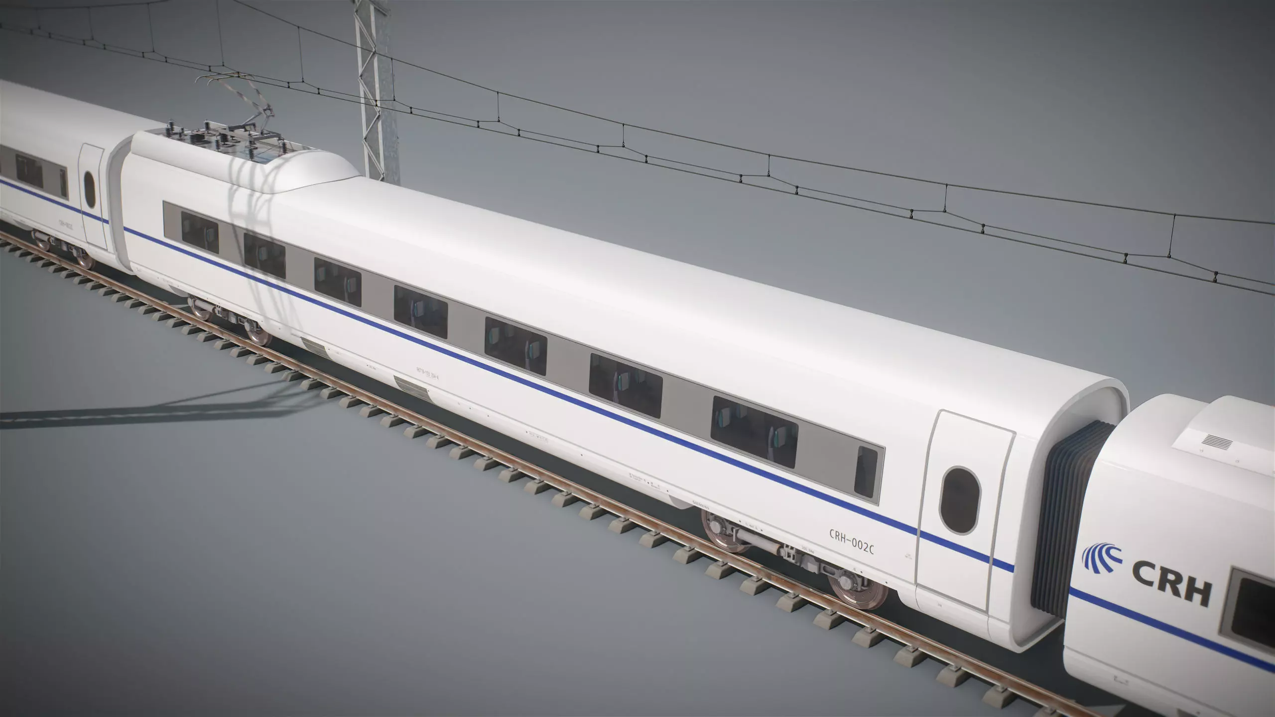High Speed Train Siemens Velaro - PACK 3D model_49
