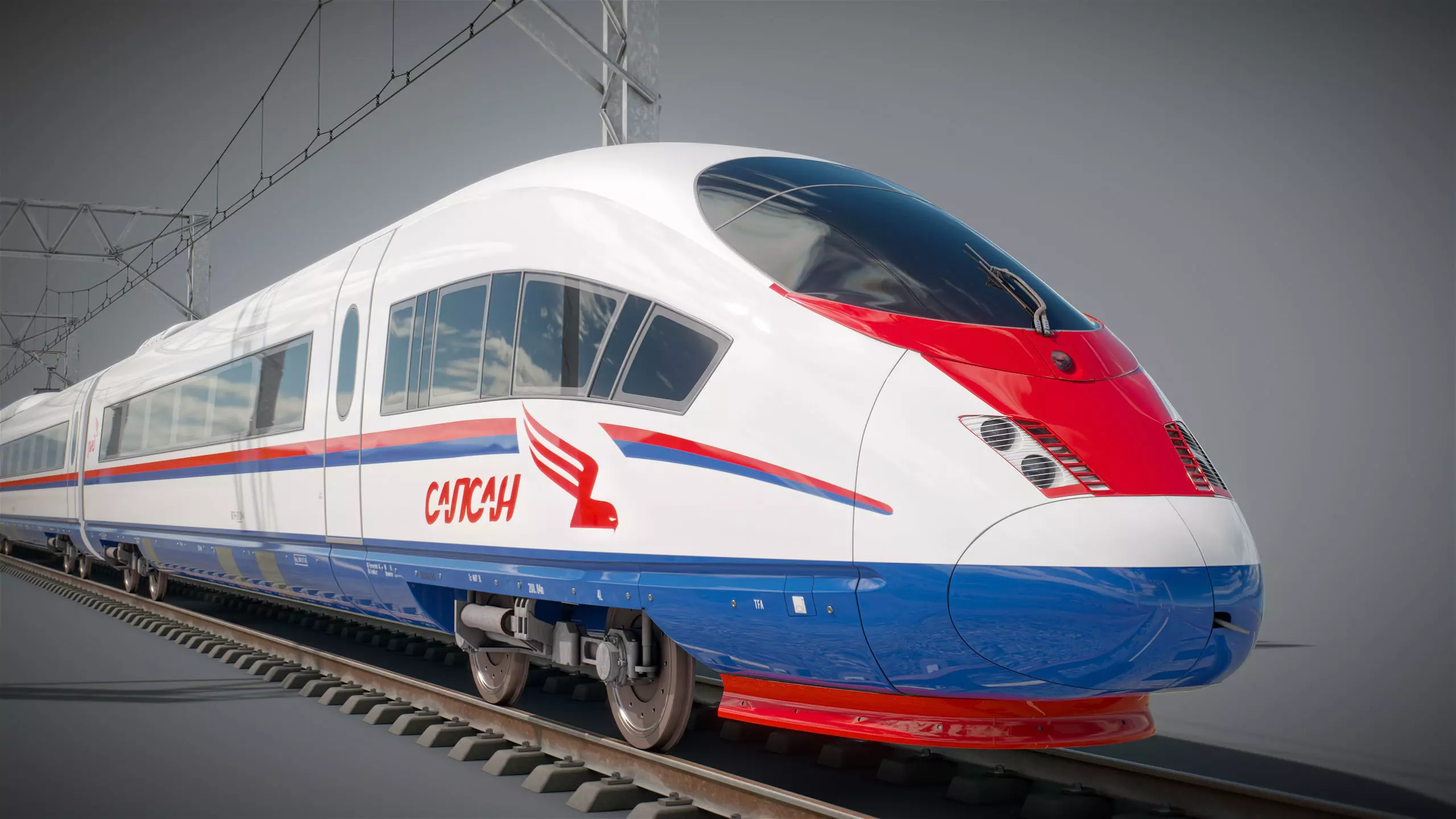 High Speed Train Siemens Velaro - PACK 3D model_37