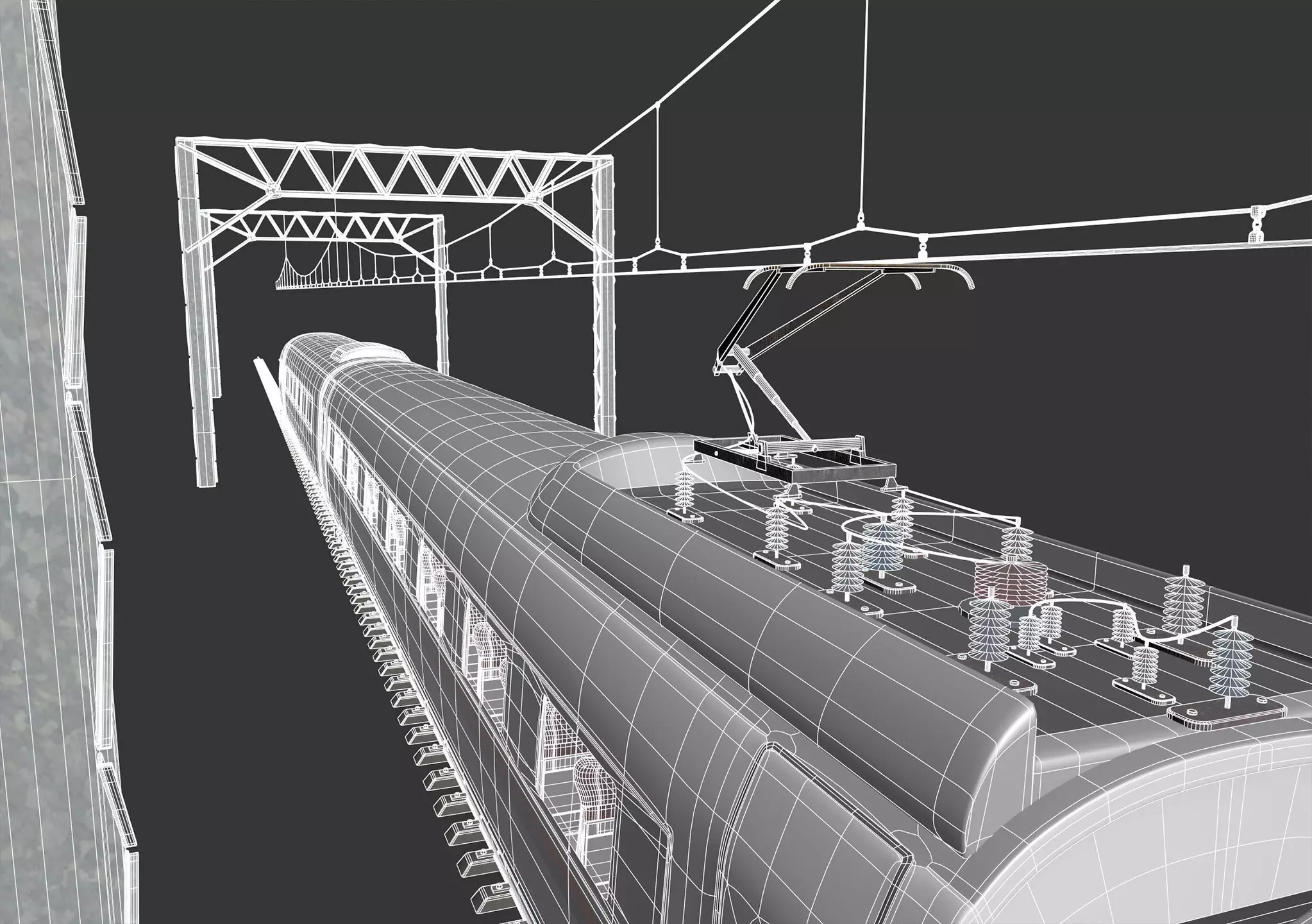 High Speed Train Siemens Velaro - PACK 3D model_83