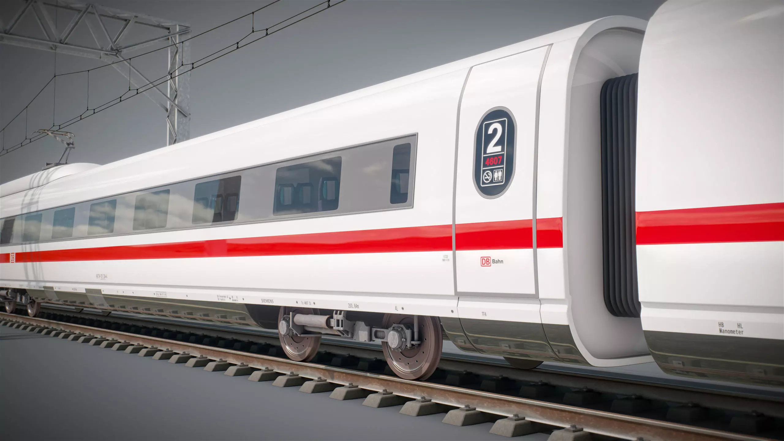 High Speed Train Siemens Velaro - PACK 3D model_17