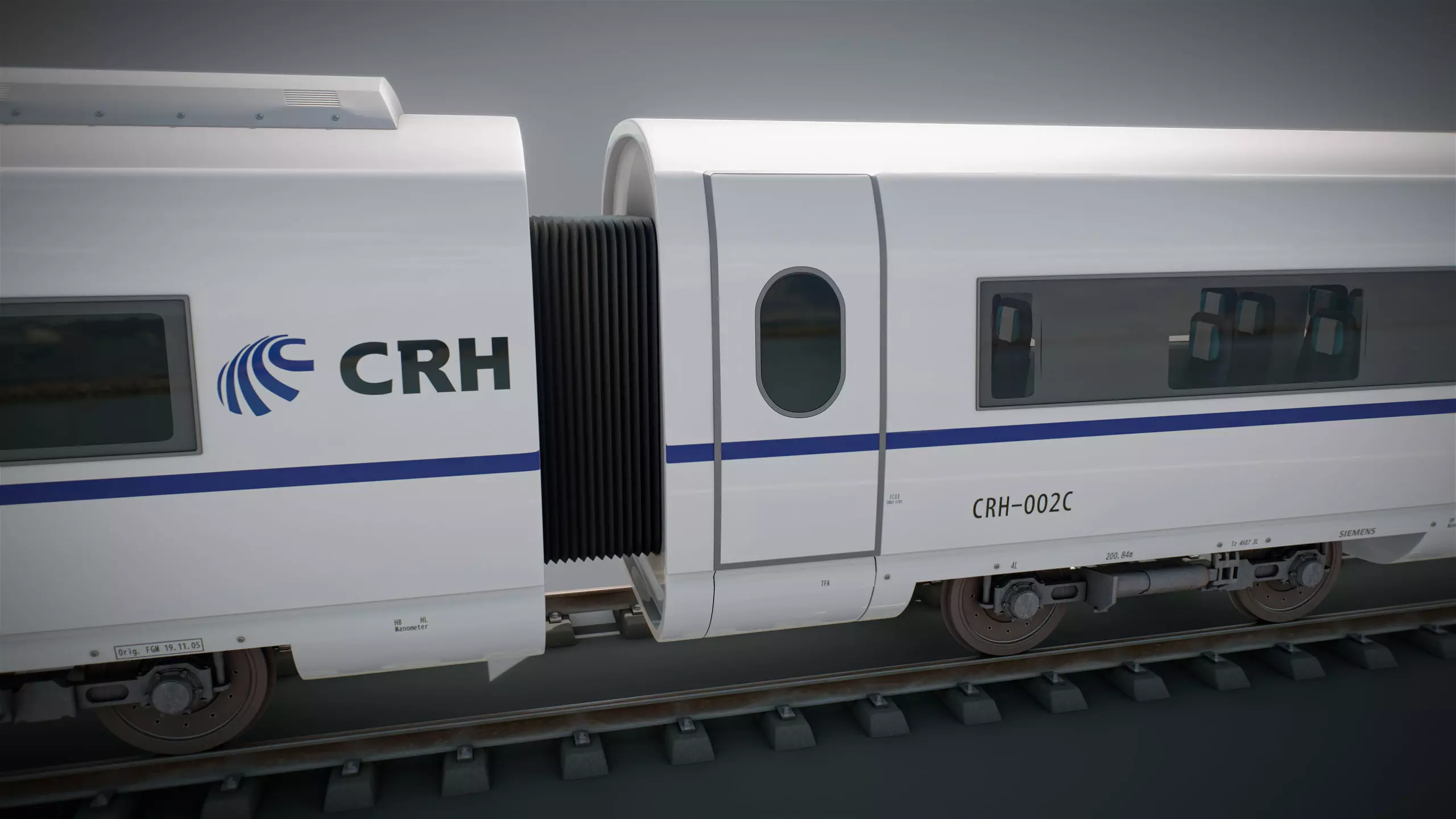 High Speed Train Siemens Velaro - PACK 3D model_26