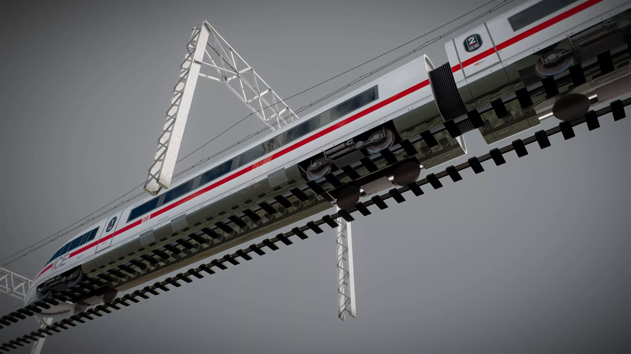 High Speed Train Siemens Velaro - PACK 3D model_67