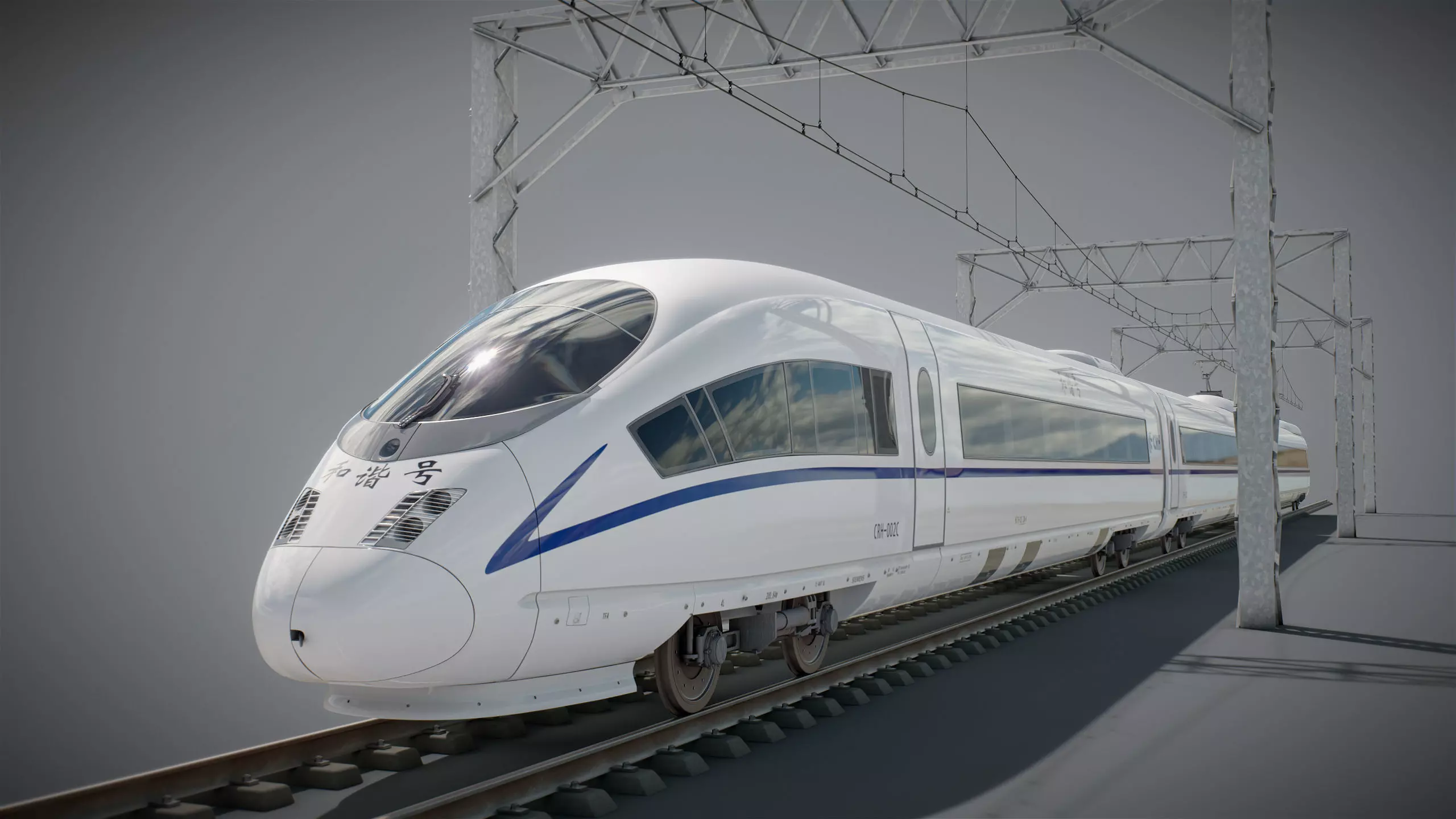 High Speed Train Siemens Velaro - PACK 3D model_29