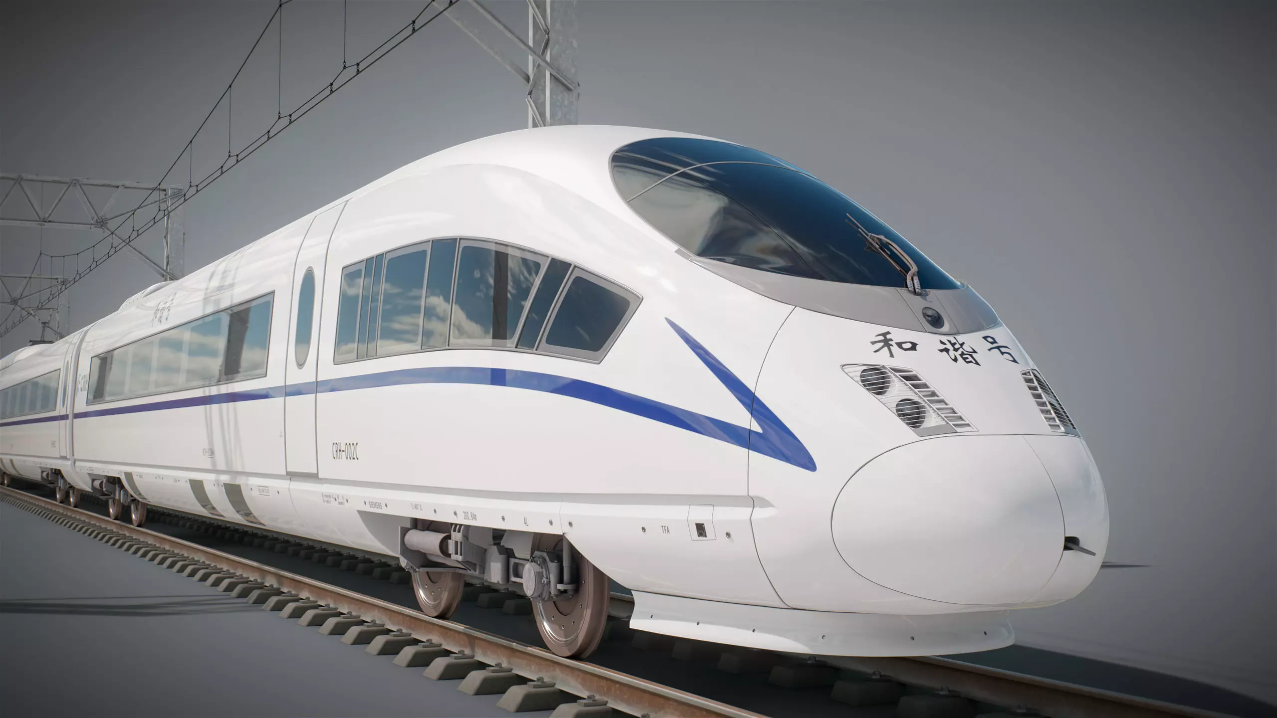 High Speed Train Siemens Velaro - PACK 3D model_14