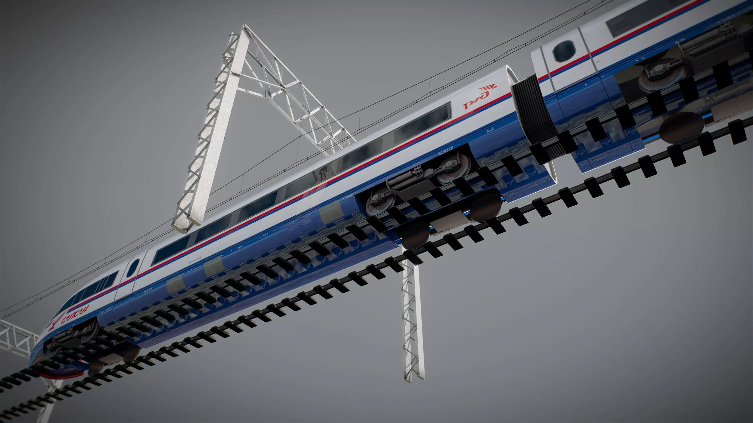 High Speed Train Siemens Velaro - PACK 3D model_79