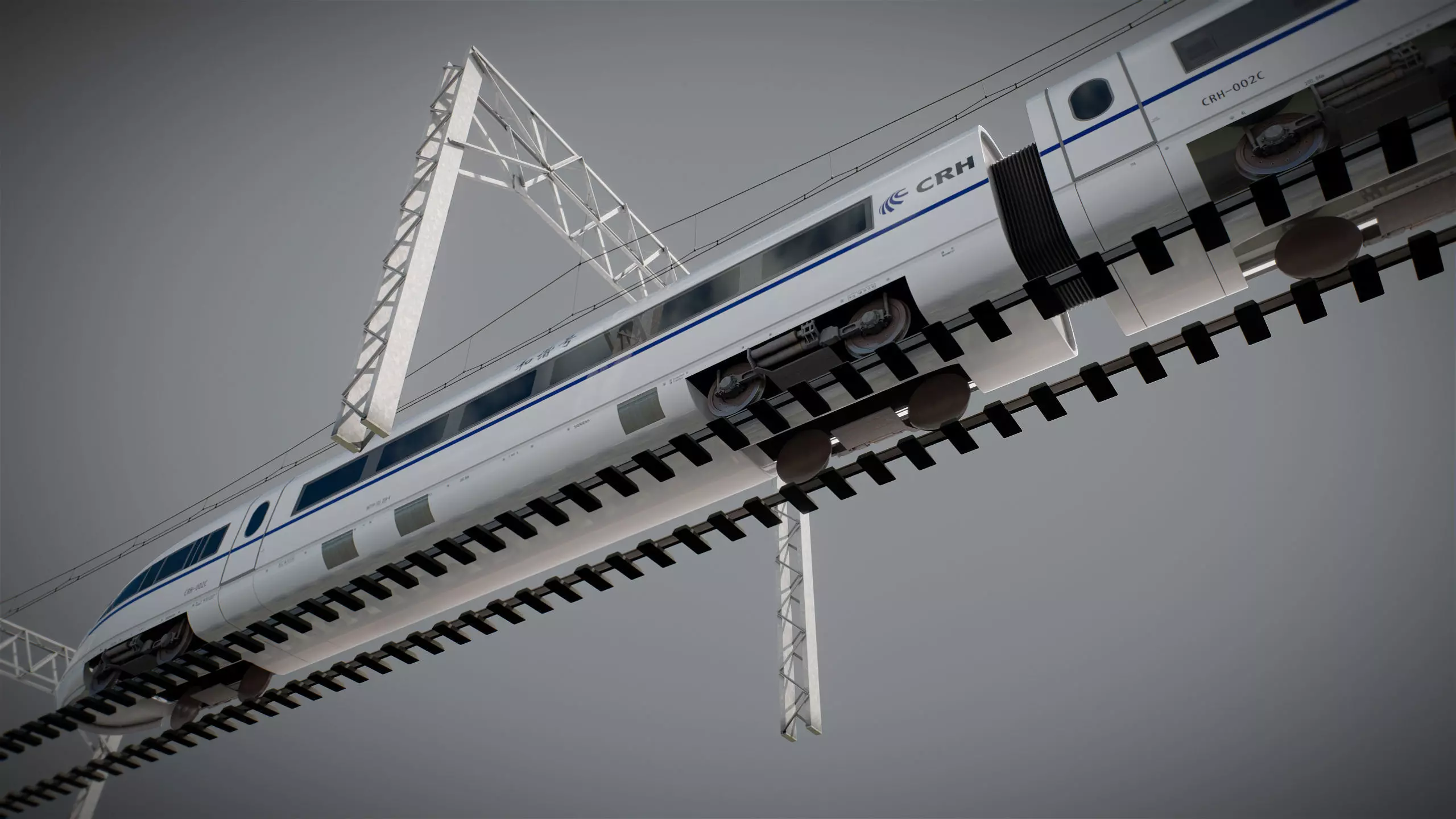 High Speed Train Siemens Velaro - PACK 3D model_57