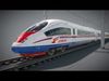 High Speed Train Velaro - Russian Sapsan 3D model_1