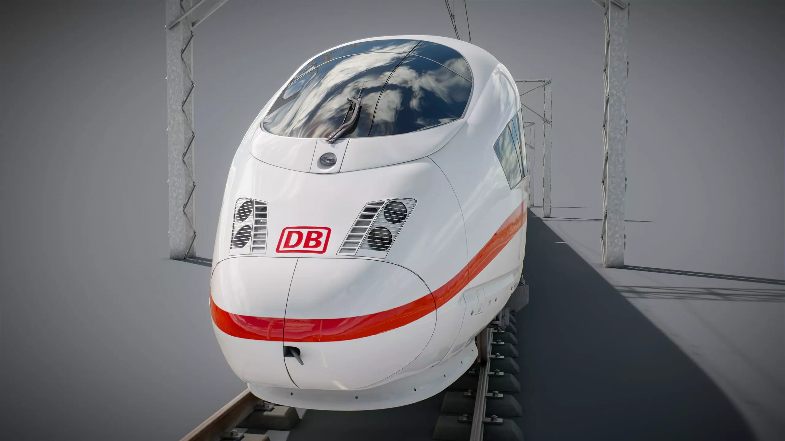 High Speed Train Velaro - German ICE 3 3D model_23