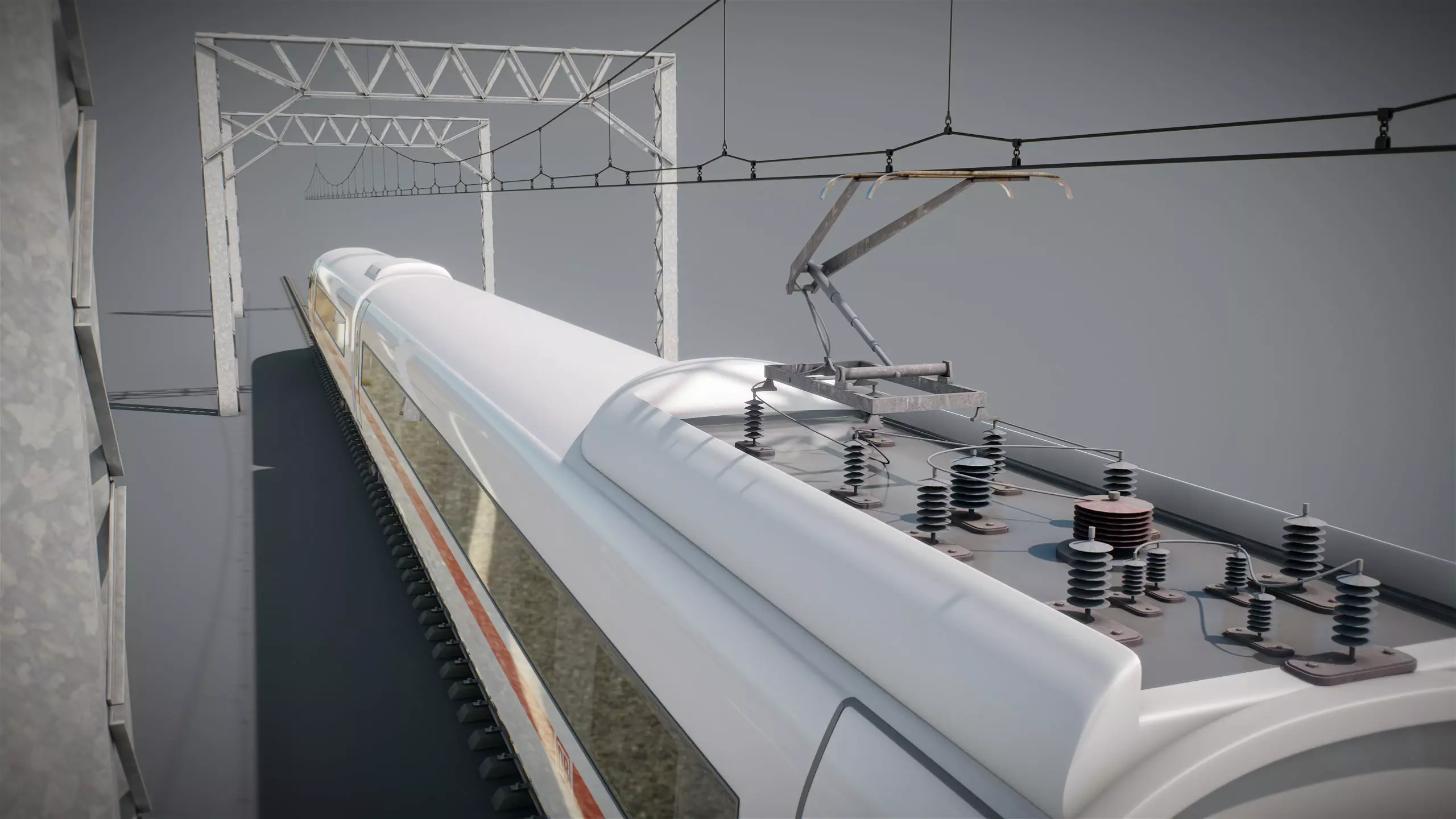 High Speed Train Velaro - German ICE 3 3D model_24