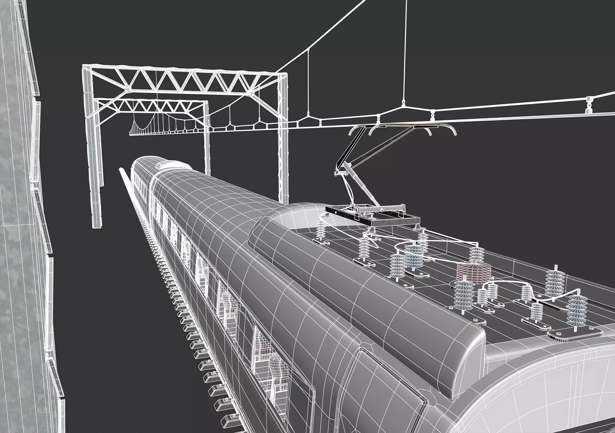 High Speed Train Velaro - German ICE 3 3D model_32